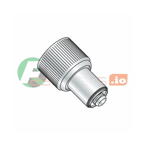 Newport Fasteners Captive Panel Screw, #10-32 Thrd Sz, Plain Steel 196509 - main